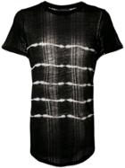 Balmain Tie Detail T-shirt - Black