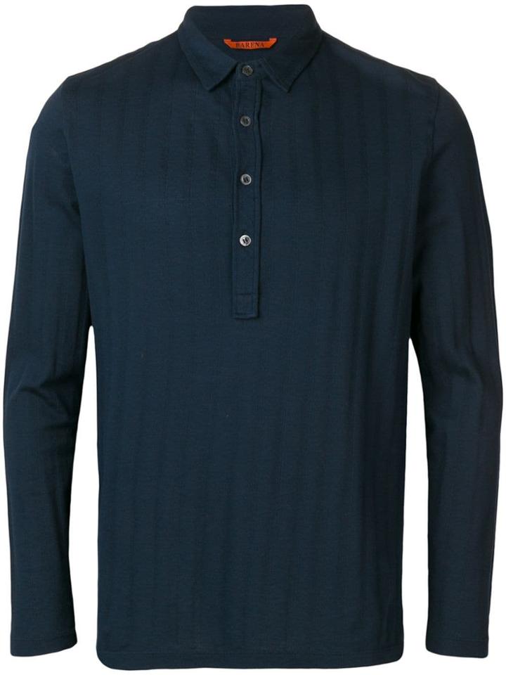 Barena Striped Polo Shirt - Blue