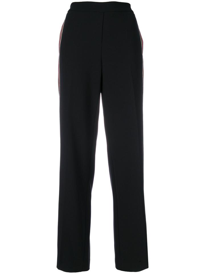 Luisa Cerano Wide Leg Trousers - Black