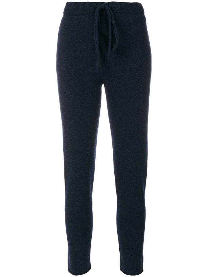 Fine Edge Skinny Track Pants - Blue