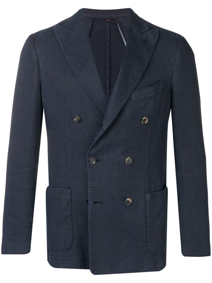 Dell'oglio Double-breasted Blazer - Blue
