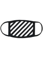Off-white Striped Mask - Black