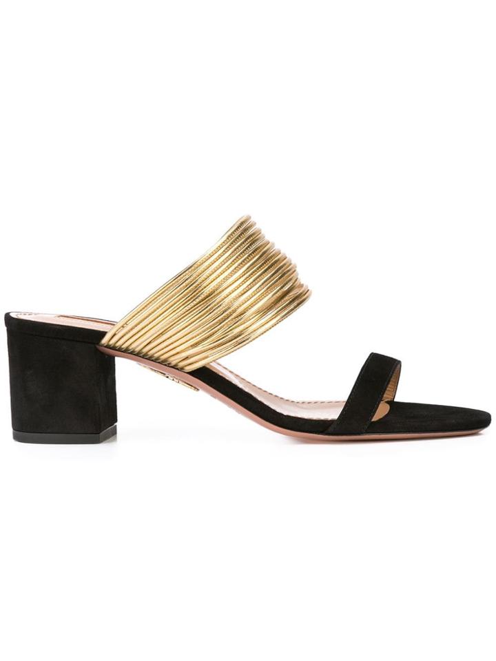 Aquazzura Rendez-vous Sandals - Black