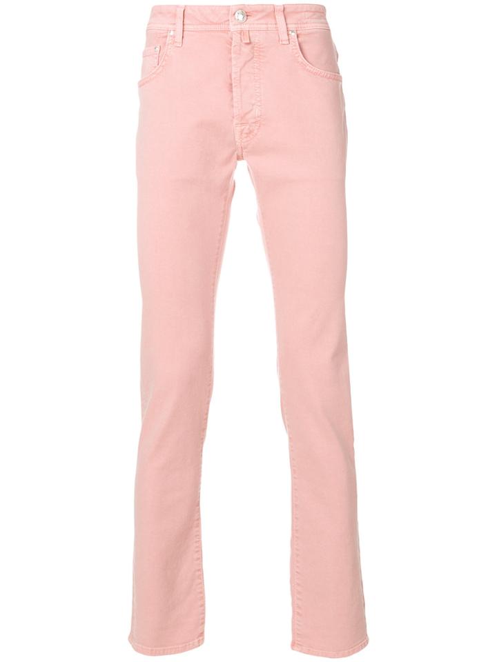 Jacob Cohen Stretch Skinny Jeans - Pink & Purple