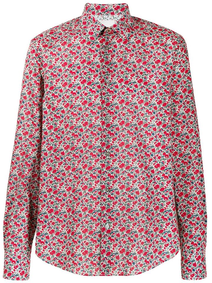 Paul Smith Patterned Classic Shirt - Red