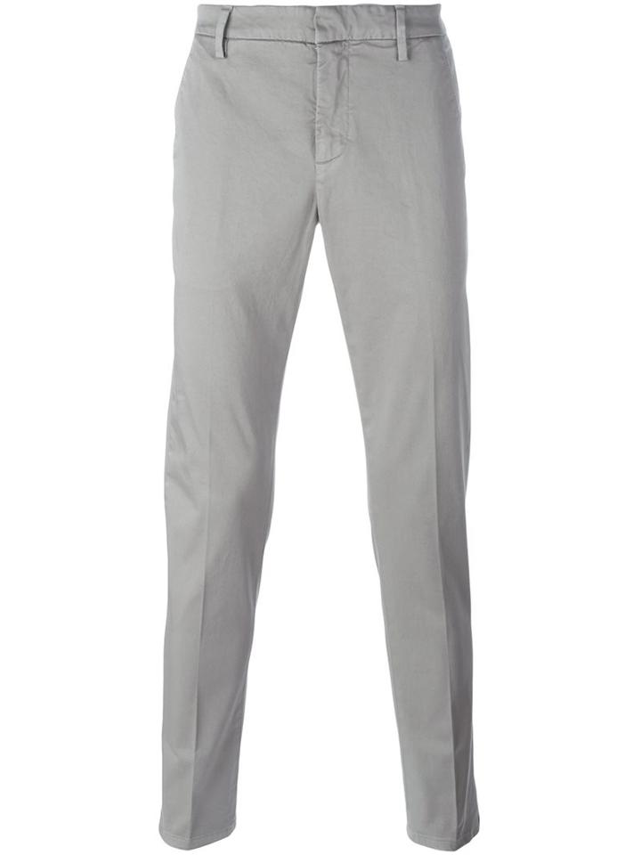 Dondup - 'gaubert' Trousers - Men - Cotton/spandex/elastane - 30, Grey, Cotton/spandex/elastane