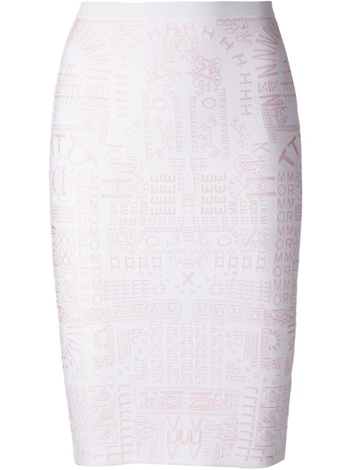 Mary Katrantzou 'alphabet' Pencil Skirt