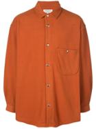 Ymc Ryder Oversized-fit Shirt - Orange