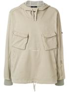 Stone Island Shadow Project Garment Dyed Dual Jersey Smock Jacket -