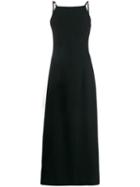 Versace Pre-owned 1990s Embellished Shoulder Dress - Black