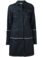 Helmut Lang Vintage 1997 Denim Coat - Blue