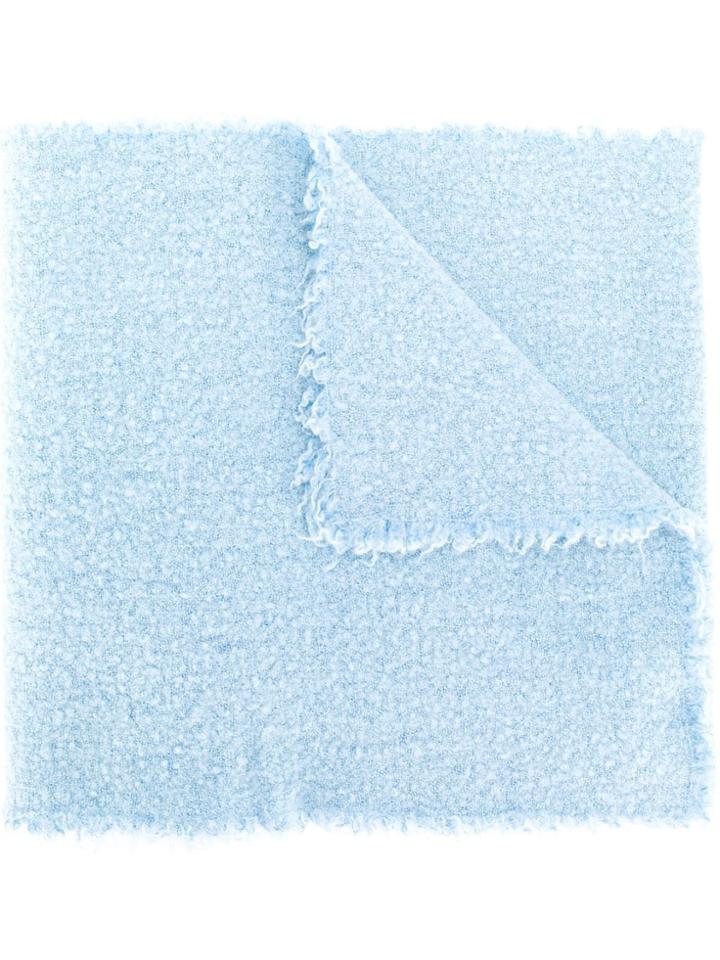 Faliero Sarti Alexina Textured Scarf - Blue