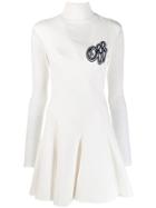 Off-white Logo Flared Dress