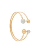 Federica Tosi Contrast Double Cuff, Women's, Metallic