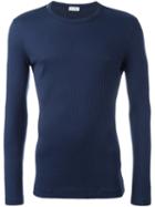 Dolce & Gabbana Underwear Ribbed T-shirt, Men's, Size: 4, Blue, Cotton