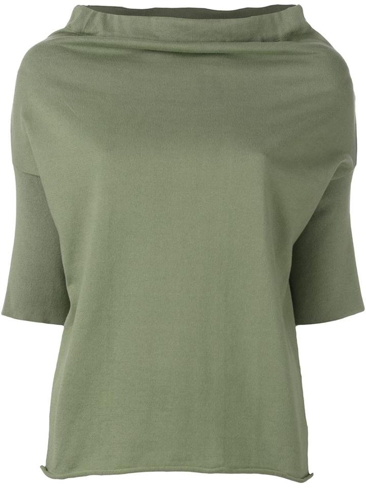 Société Anonyme 'jap' Knit T-shirt, Women's, Size: Medium, Green, Cotton