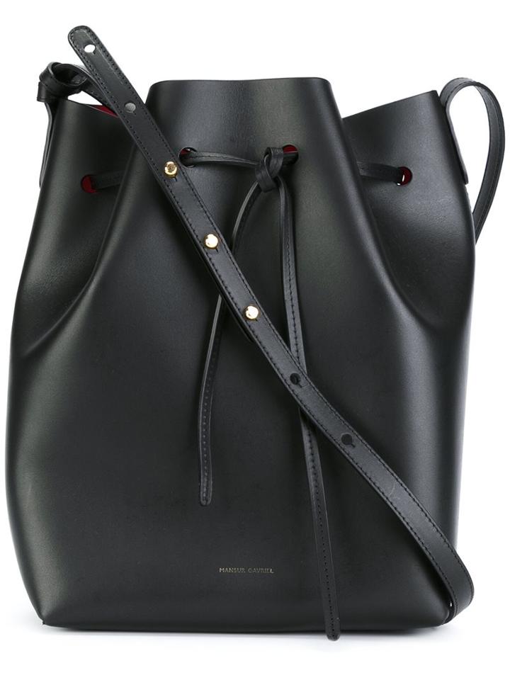 Mansur Gavriel Bucket Shoulder Bag, Women's, Black