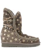 Mou Eskimo Star Wedge Boots - Brown