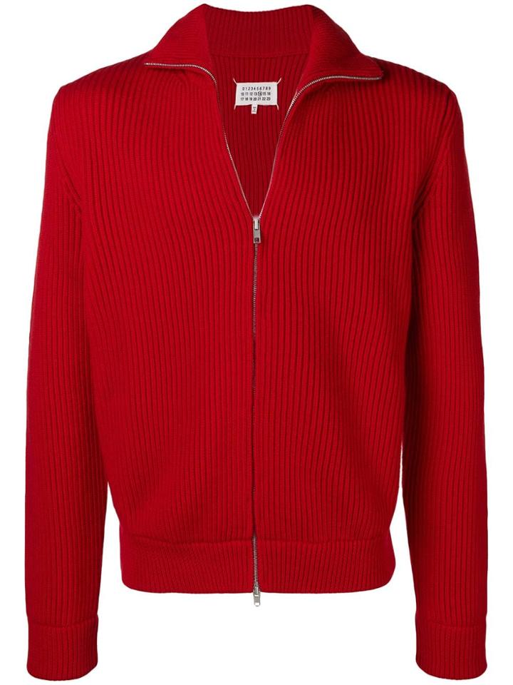 Maison Margiela Knitted Jacket - Red