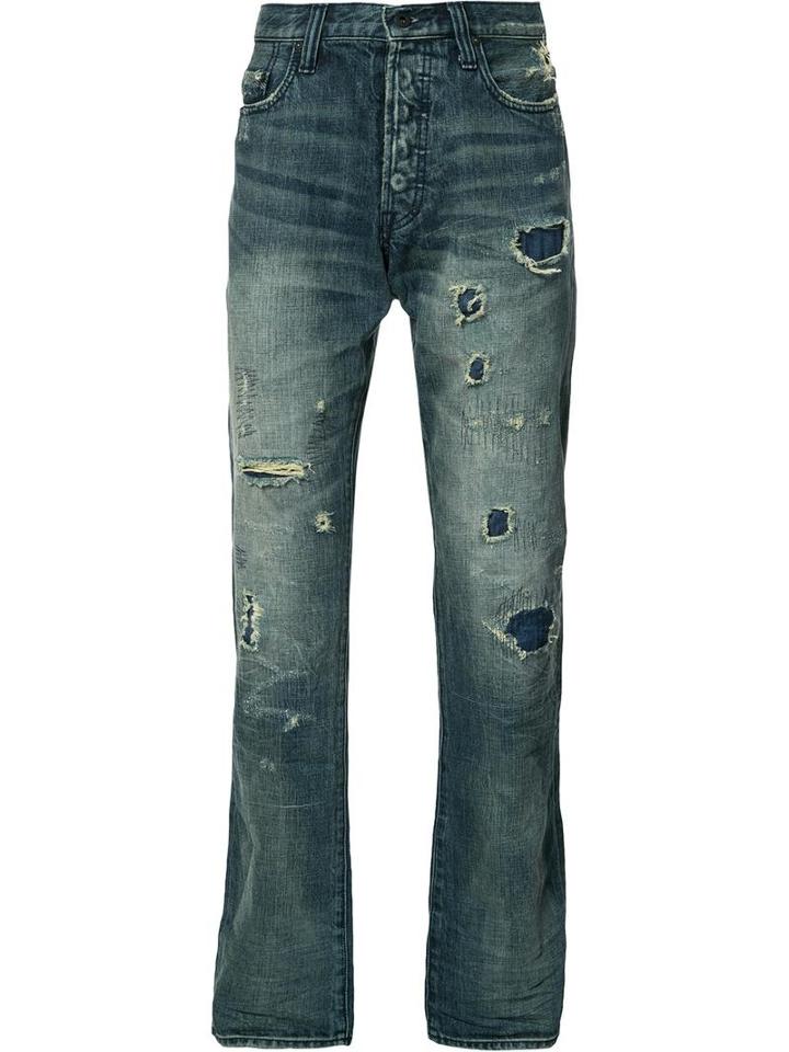 Prps Ripped Straight Jeans, Men's, Size: 36, Blue, Cotton