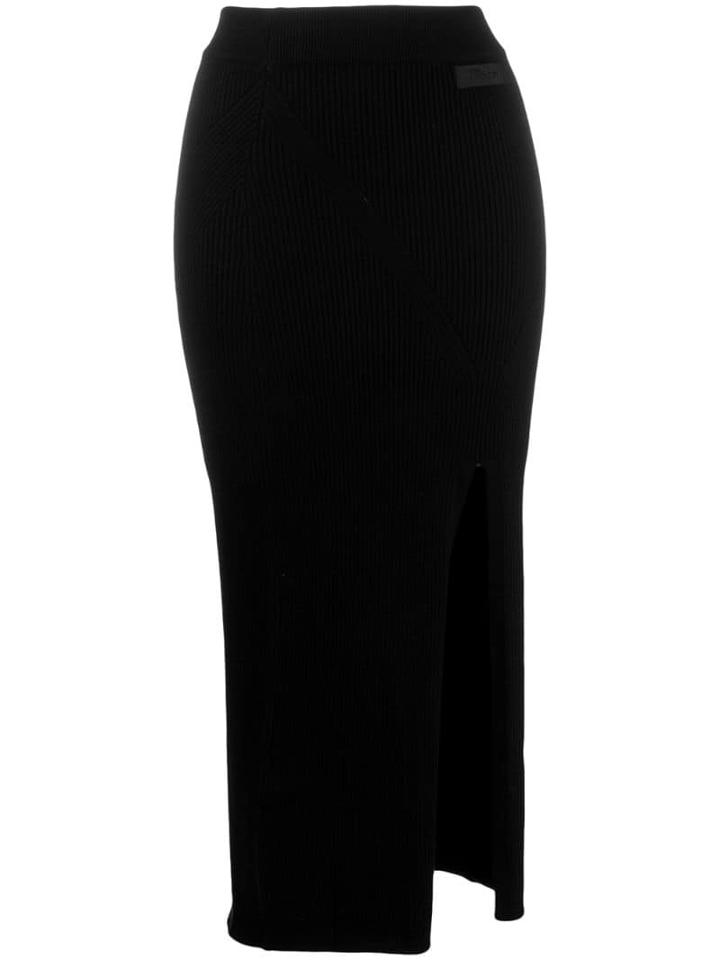 Diesel Side Slit Skirt - Black