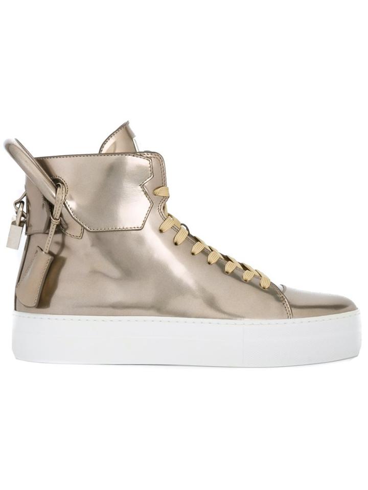Buscemi Chunky Heel Hi-top Sneakers
