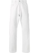 Raf Simons Straight Bleached Jeans - White