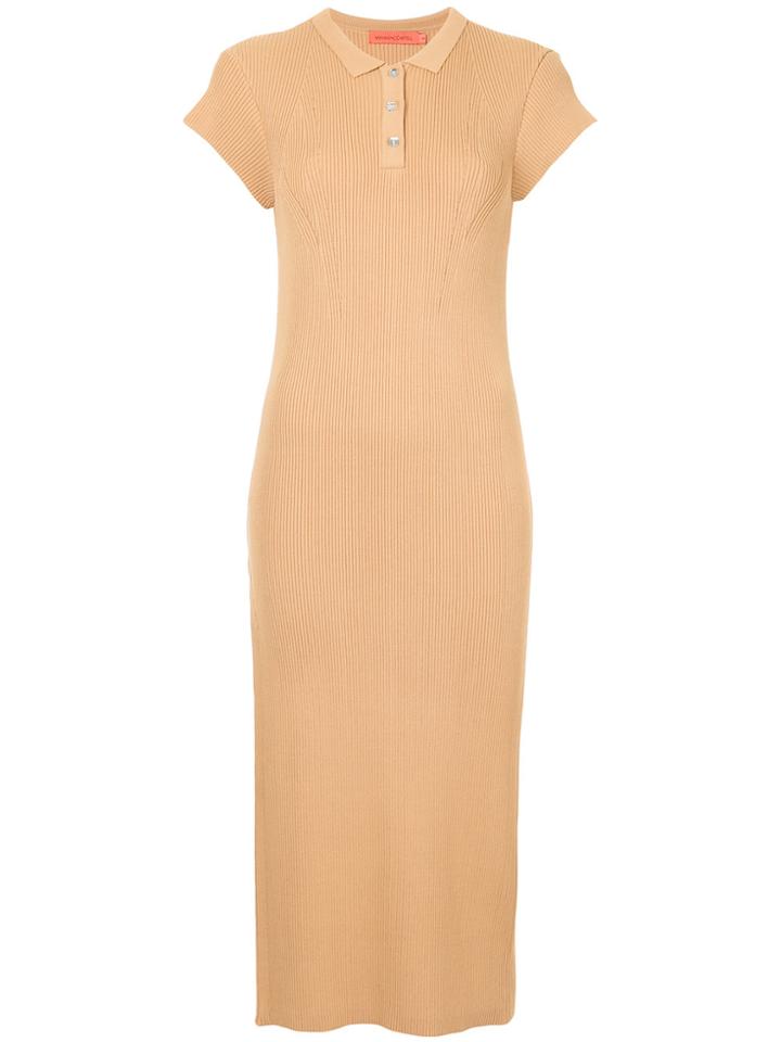 Manning Cartell Mvp Ribbed Knit Dress - Brown