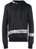 Dolce & Gabbana Logo Pullover Hoodie - Black