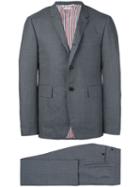 Thom Browne High-armhole Plain Weave Suit In Super 120s Wool - Grey