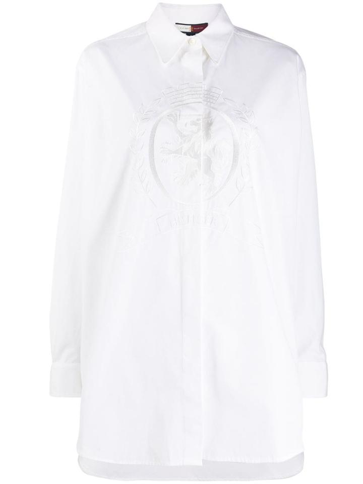 Tommy Hilfiger Embroidred Logo Shirt - White