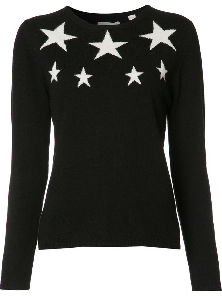 Chinti And Parker Embroidered Stars Jumper, Women's, Size: Small, Cashmere