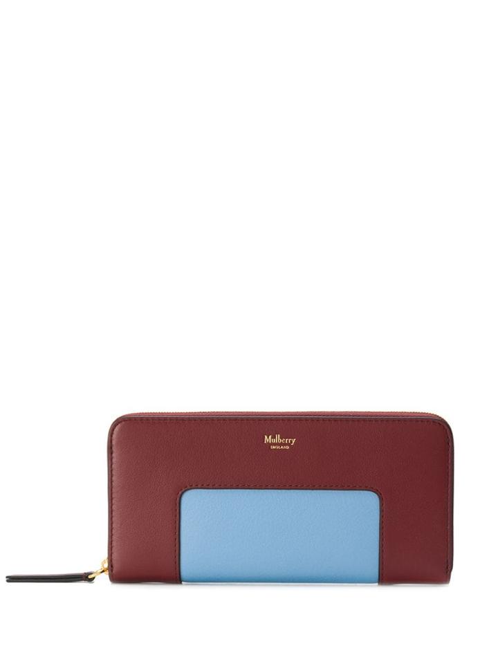 Mulberry Colour-block Wallet - Blue