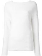 Stella Mccartney Speckled Jumper, Women's, Size: 38, White, Viscose/virgin Wool