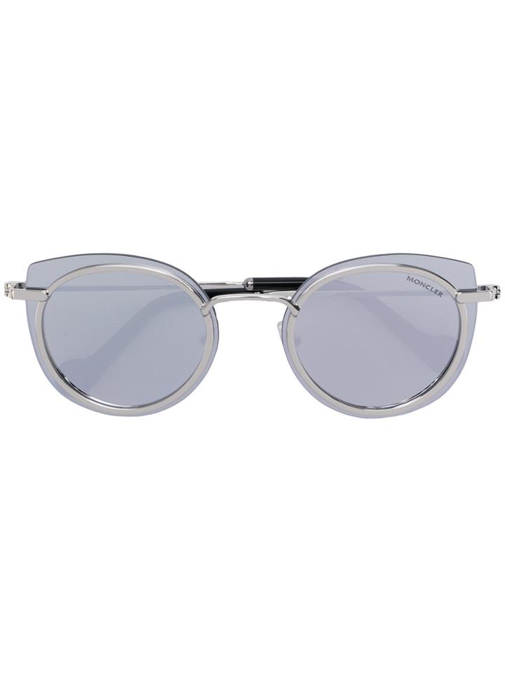 Moncler Eyewear Round Frame Sunglasses - Metallic