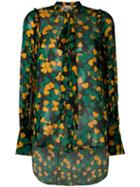 Nº21 Floral Sheer Top - Multicolour