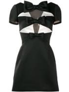 Viktor & Rolf Soir Sculptural Bow Mini Dress - Black