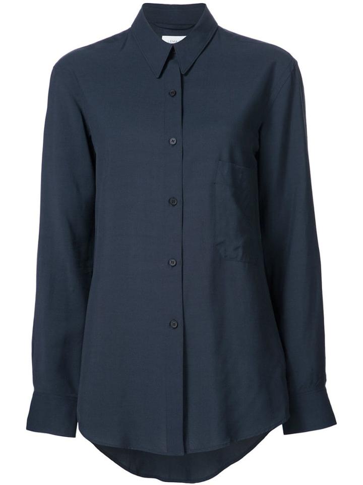 Lemaire Patch Pocket Shirt - Blue