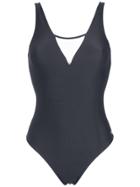 Brigitte Panelled Swimsuit - Black