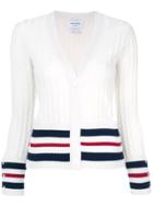 Thom Browne Cable Knit Cardigan - White