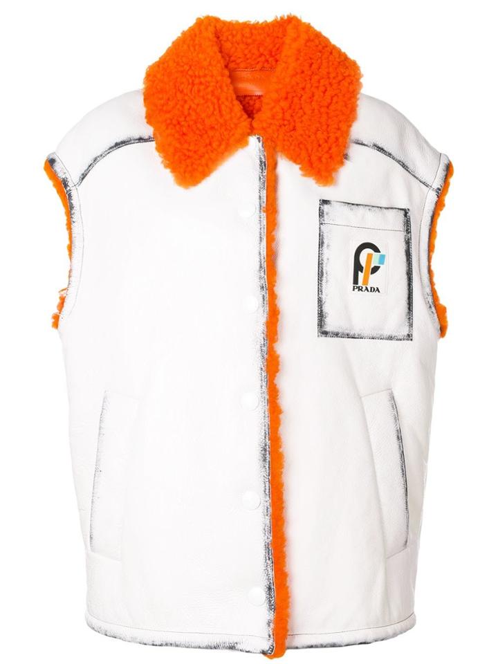 Prada Oversized Vest - White