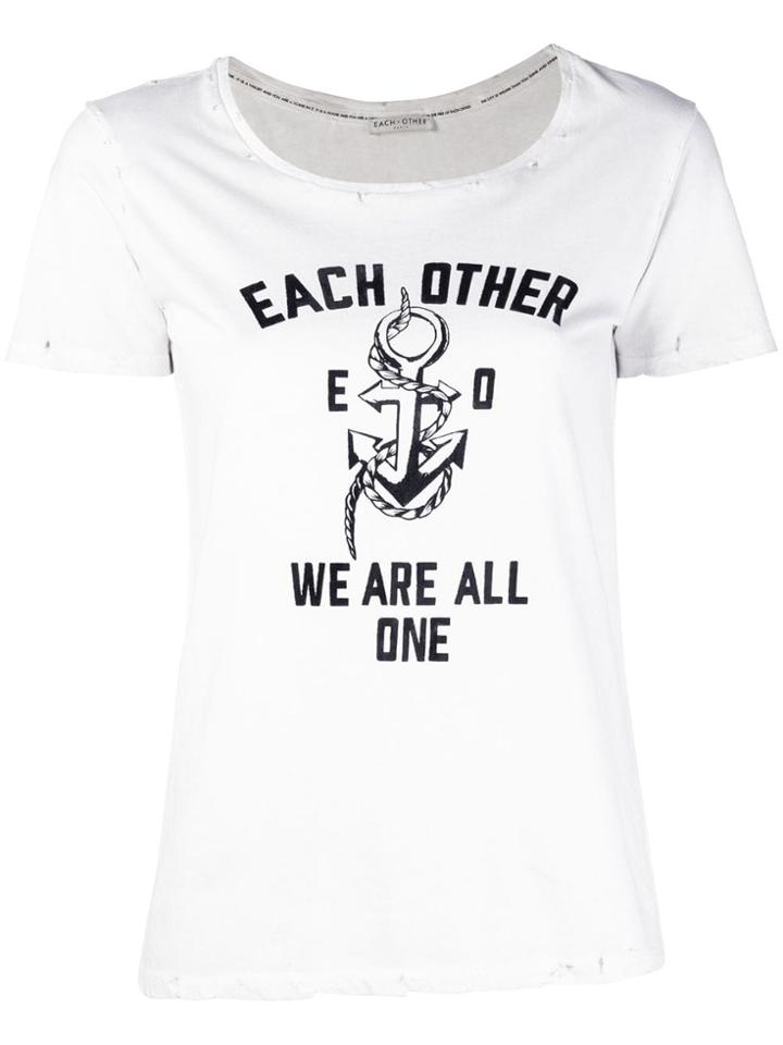 Each X Other Each Other T-shirt - White