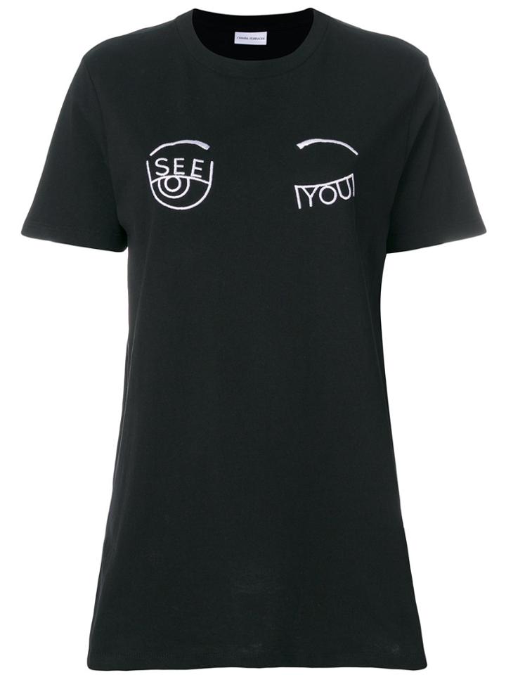 Chiara Ferragni See You T-shirt - Black
