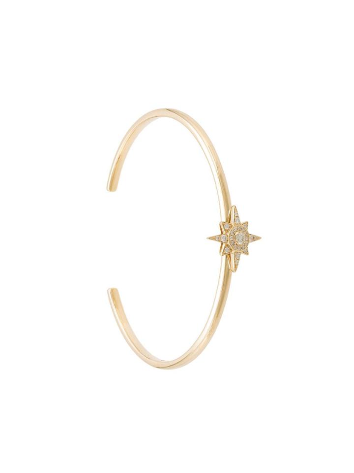 Marchesa 18kt Yellow Gold Star Diamond Cuff
