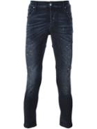 Les Hommes Urban Super Skinny Jeans, Men's, Size: 34, Blue, Cotton/polyester/spandex/elastane