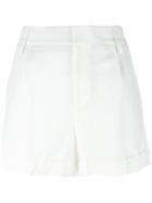 Vince High-waisted Shorts - White