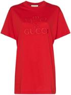 Gucci Tennis Logo Embroidered T-shirt