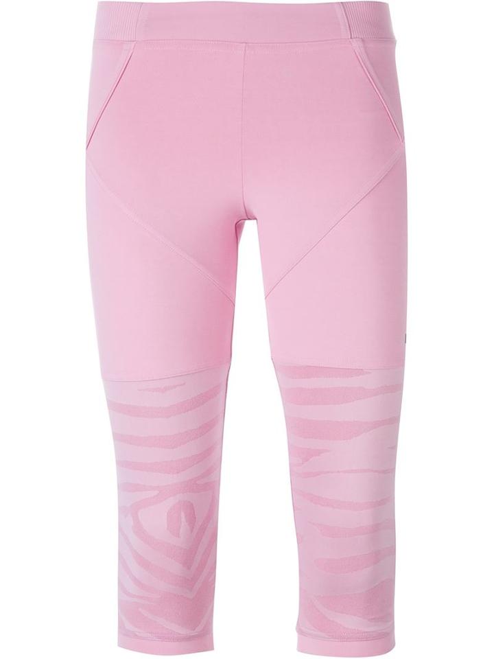 Adidas By Stella Mccartney Studio Zebra Leggings, Women's, Size: S, Pink/purple, Polyester/spandex/elastane