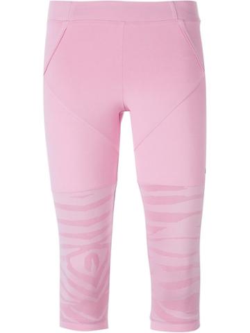 Adidas By Stella Mccartney Studio Zebra Leggings, Women's, Size: S, Pink/purple, Polyester/spandex/elastane