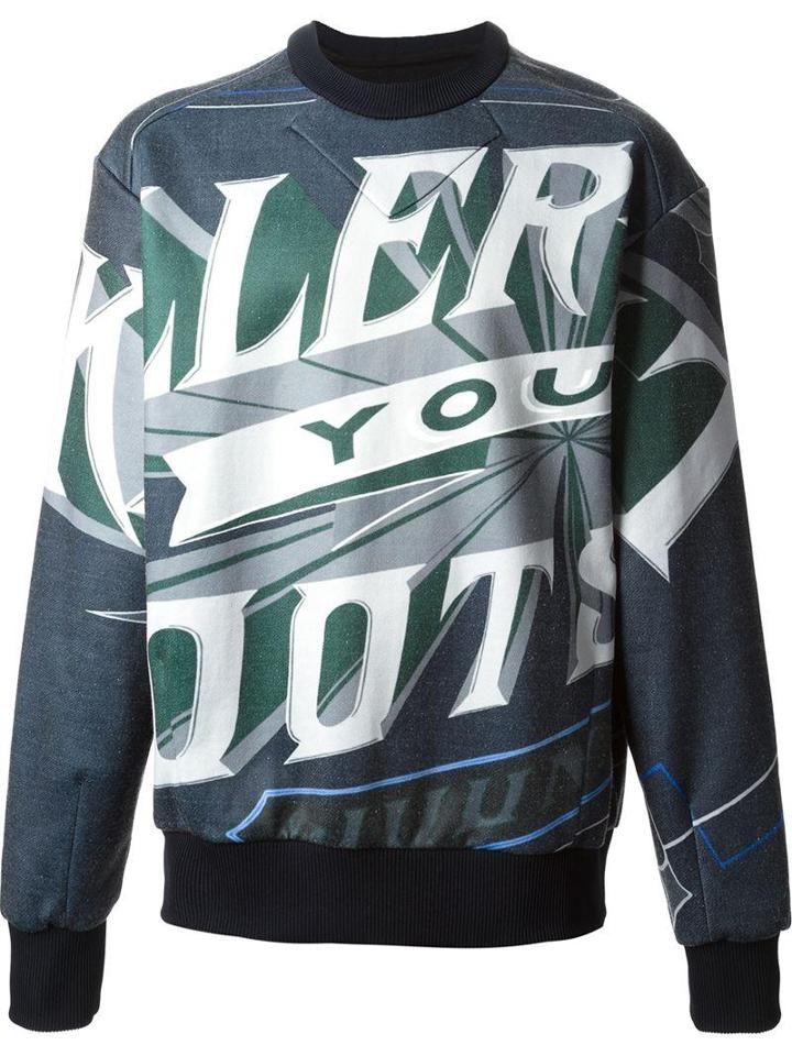 Juun.j All Over Print Sweatshirt